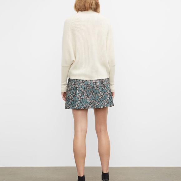 Brocade Mini Skirt - Brand New - NEVER WORN - Green Multi - Picture 2 of 4